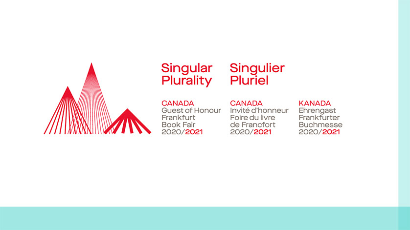 Logo des Ehrengasts Kanada zur Frankfurter Buchmesse 2020/2021