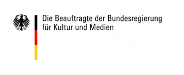 Logo von "Die Beauftragte der Bundesregierung für Kultur und Medien"; Link auf deren Homepage